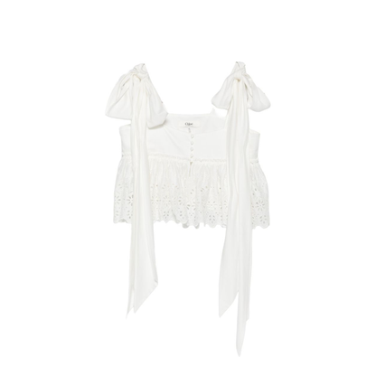 MAYFEYR - Chloè - Top White - CH26AHT46053107