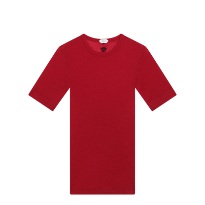 Ribbed Cotton T-Shirt