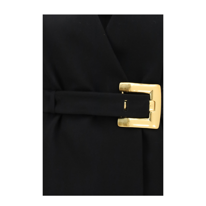 MAYFEYR - Balmain - Grain De Poudre Blazer With Belt - HF1R9462WC090PA