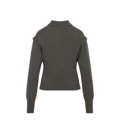 MAYFEYR - ALBERTA FERRETTI - Green Wool Pullover - A092551001438