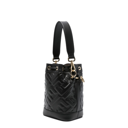Mon Tresor Mini Calfskin Bucket Bag - Black (Nero)