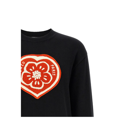 MAYFEYR - Kenzo - Sweater Boke Heart Cotton Wool - FG55PU7843LN99J