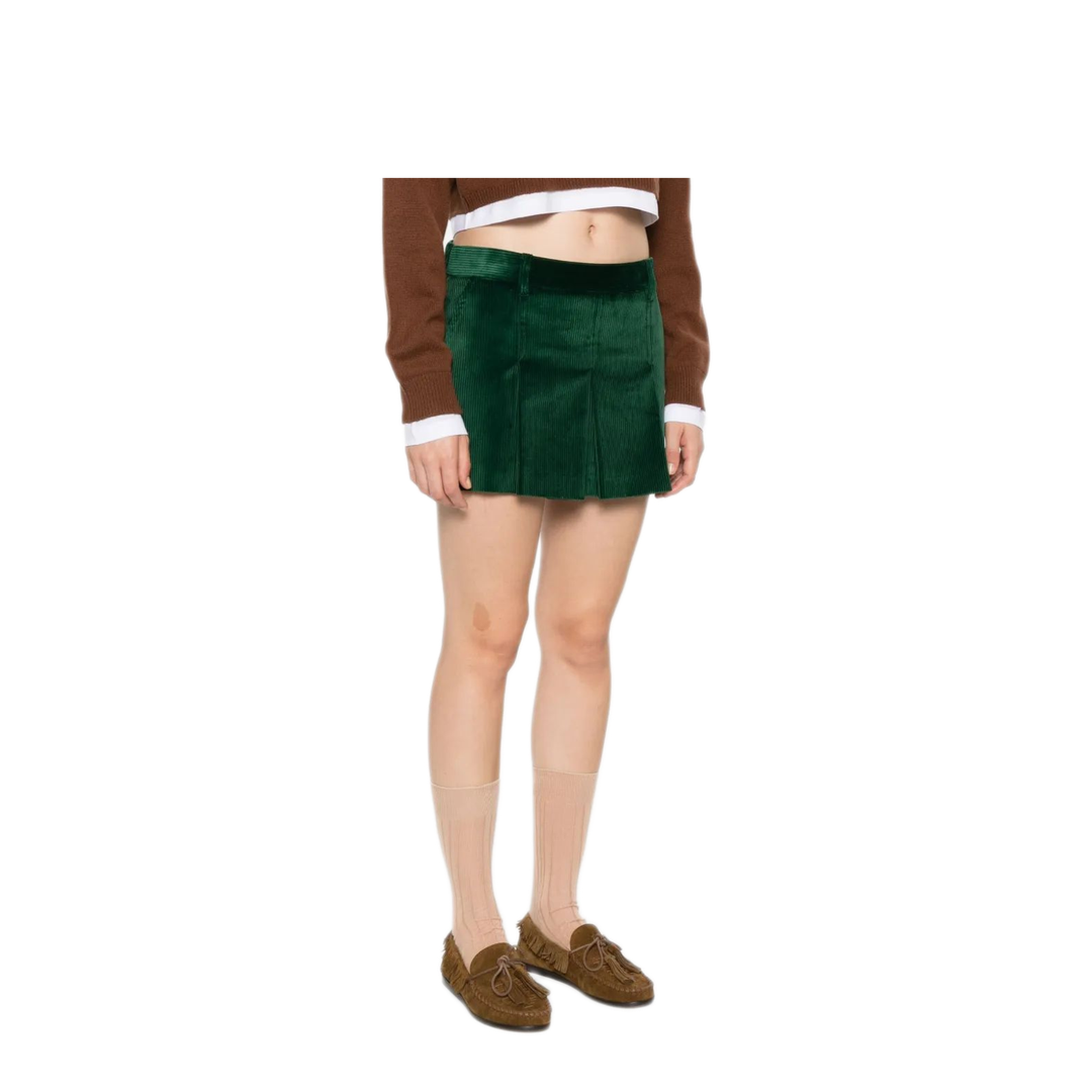 MAYFEYR - Miu Miu - Corduroy Skirt - MG2515SOOO13I4F0L76
