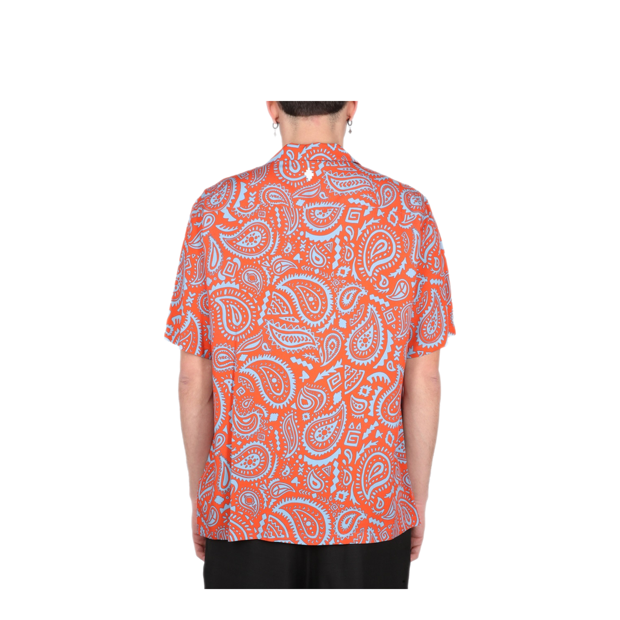 MAYFEYR - MARCELO BURLON COUNTY OF MILAN - Paisley Hawaii Shirt - CMGG001S23FAB0012540