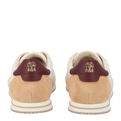 Sneaker with Suede Details