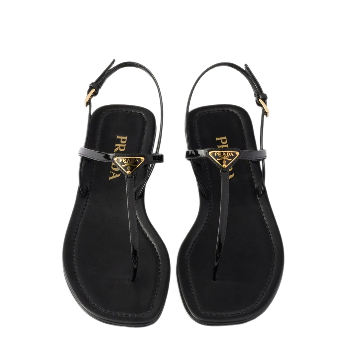MAYFEYR - Prada - Varnished Flip Flop - 1Y395OF005069F0002