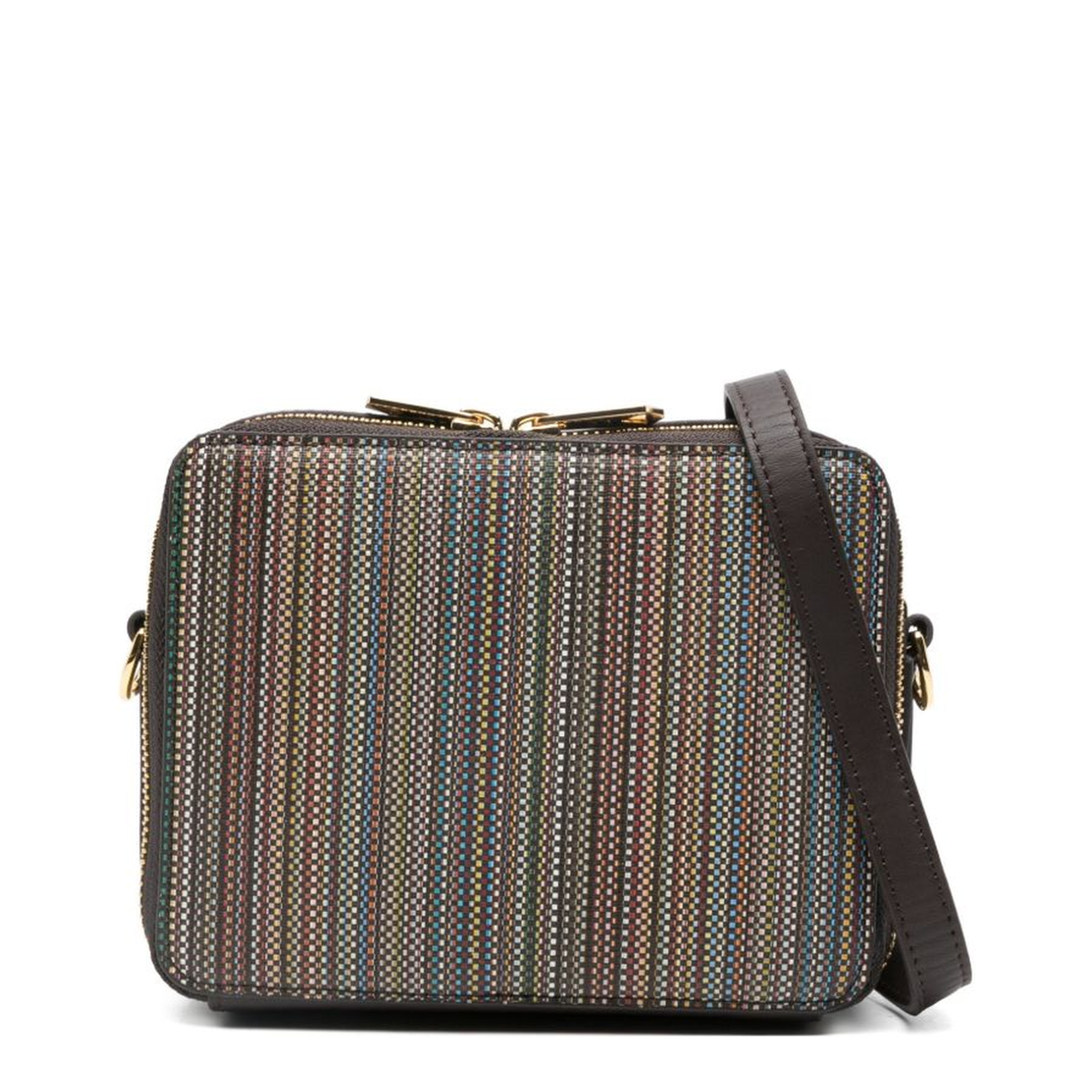 Multicolored Striped Pattern Bag