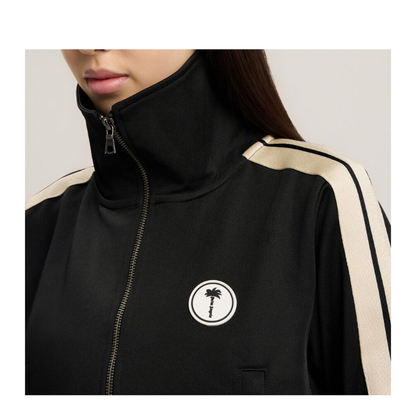 MAYFEYR - Palm Angels - Tree Logo Cropped Track Top - PWBD045S26FAB0021003