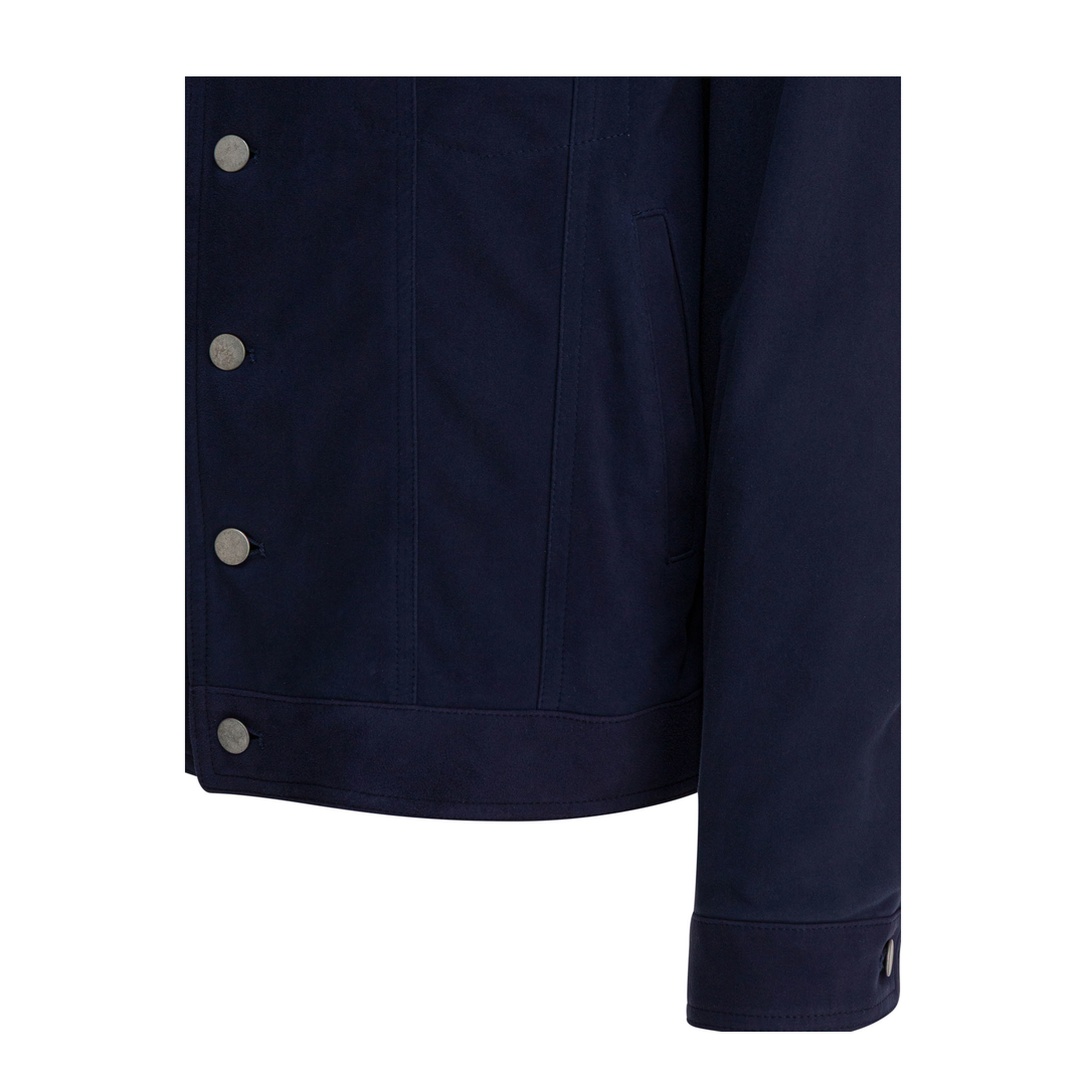MAYFEYR - Altum - Suede Overshirt Jacket - TRUCKERSUEDEBLUE