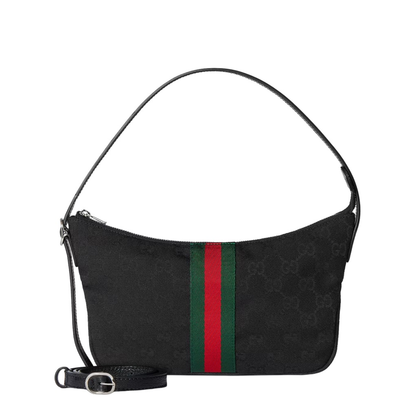 Lunetta Small GG Canvas Crossbody - Black