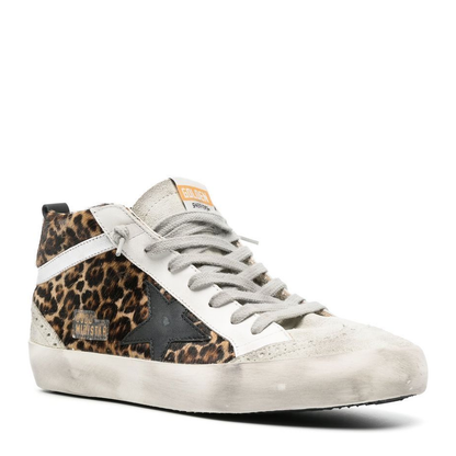 Mid Star Leather Sneakers