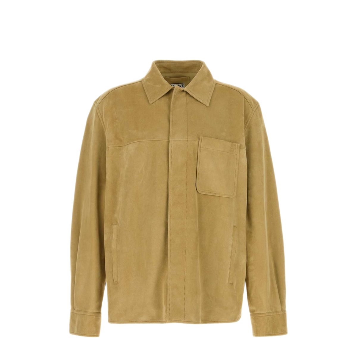 MAYFEYR - Loewe - Beige Suede Overshirt - H526Y31L68BEIGE