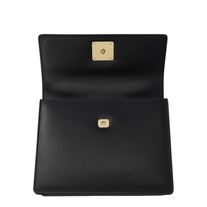 Black Leather Jitney 2.8 Handbag