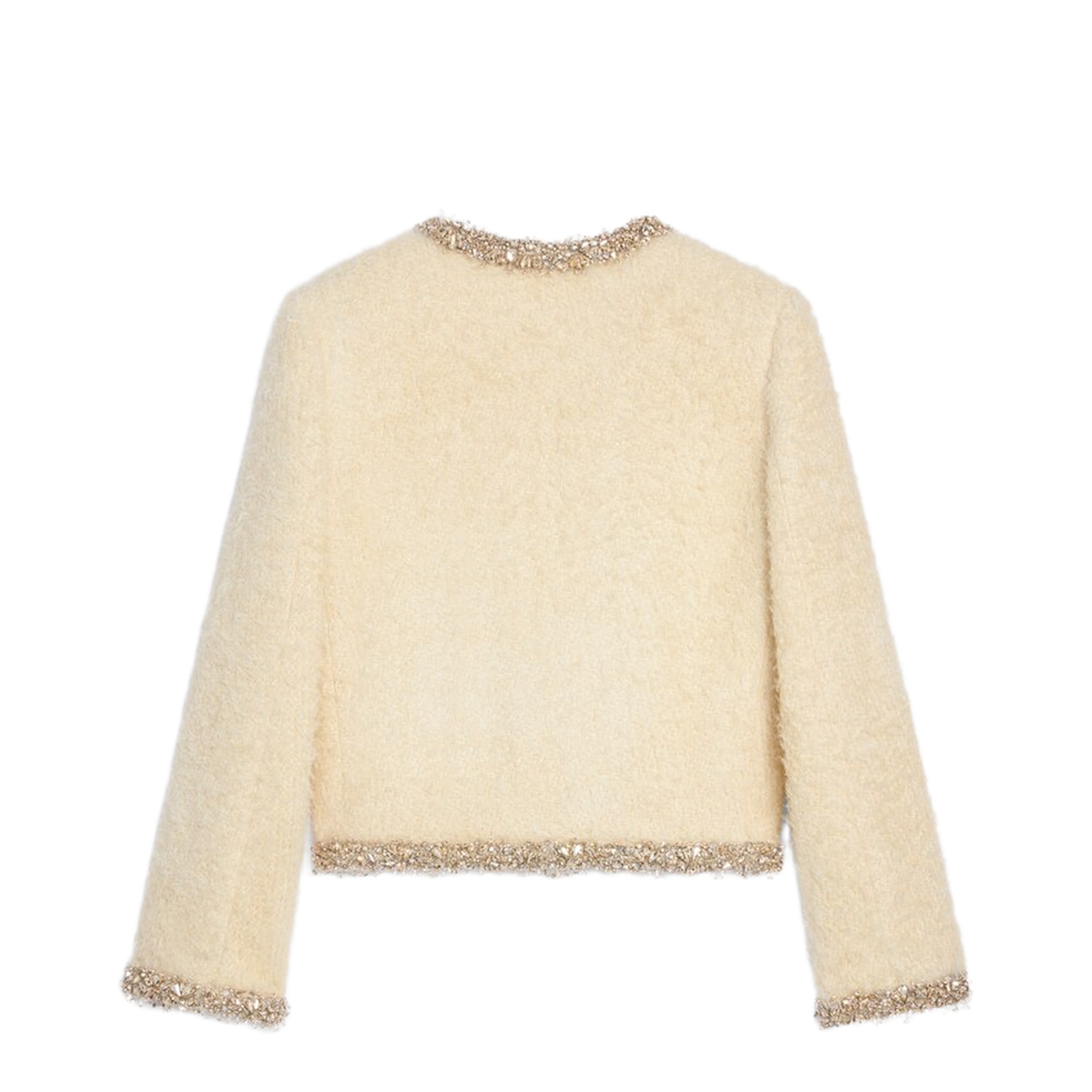 Embroidered Silk Jacket In Multi