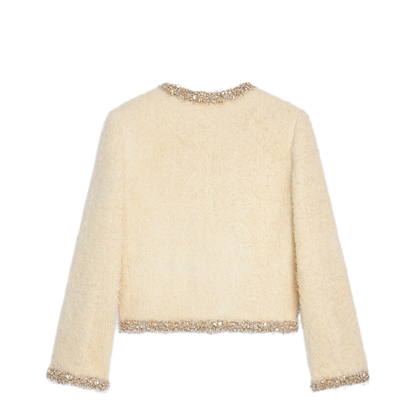 Embroidered Silk Jacket In Multi