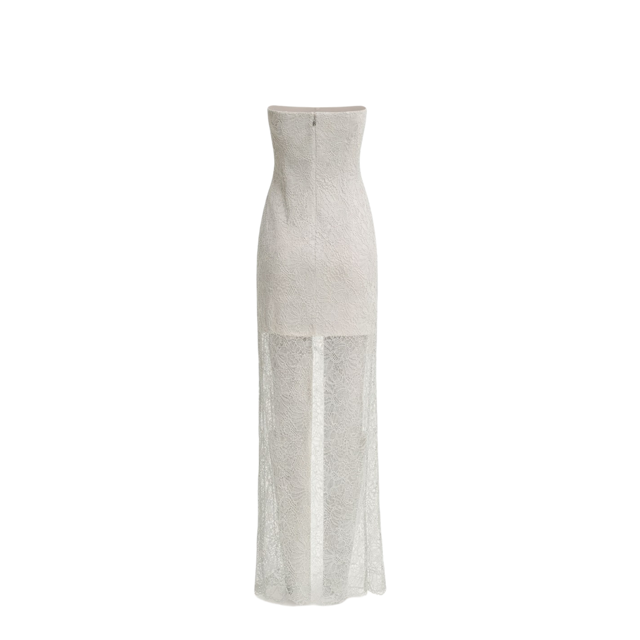 Lace Ruched Midi Dress