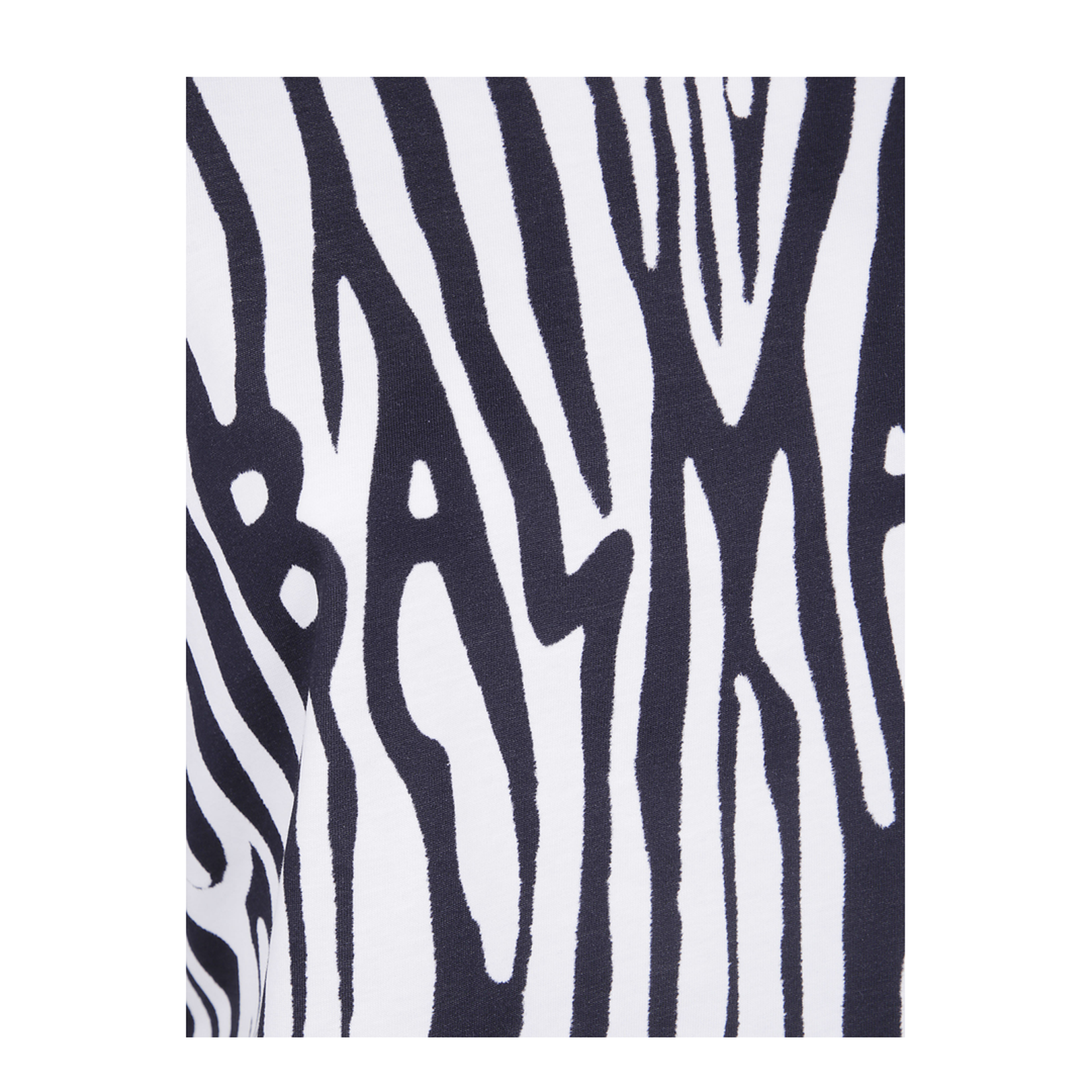 Zebra Print Crop T-Shirt