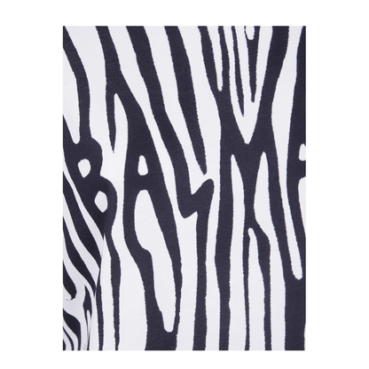 Zebra Print Crop T-Shirt