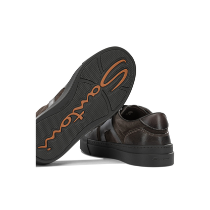 MAYFEYR - Santoni - Low Top Leather Sneakers - MBGT22221SMOTGEUT50T50