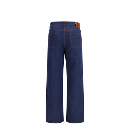 MAYFEYR - Fendi - Five-Pocket Straight Cut Jeans With Logo Detail - FLP882AOHS