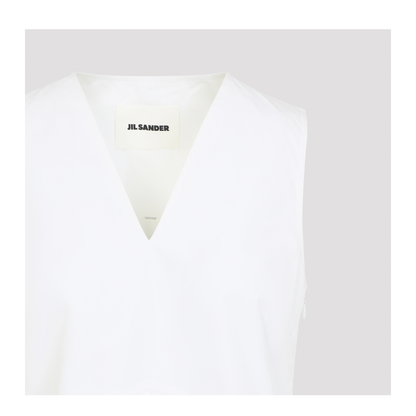 MAYFEYR - Jil Sander - Sleveless A-Line Pleated Top - J01NC0178J45001