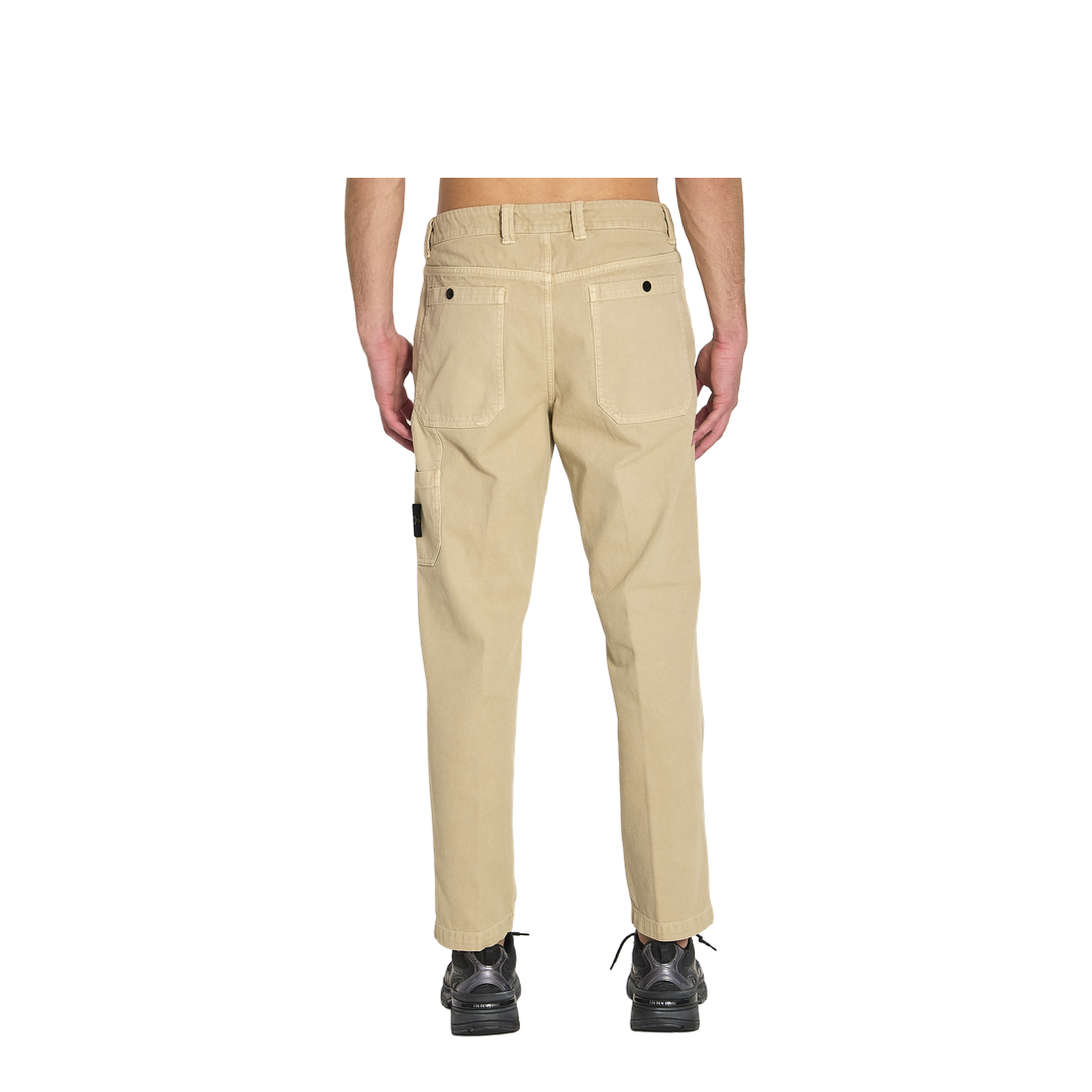 Beige Regular Pants