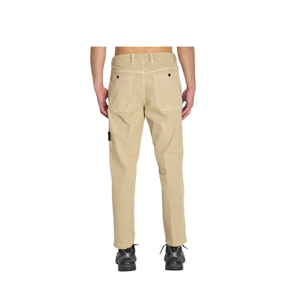 Beige Regular Pants