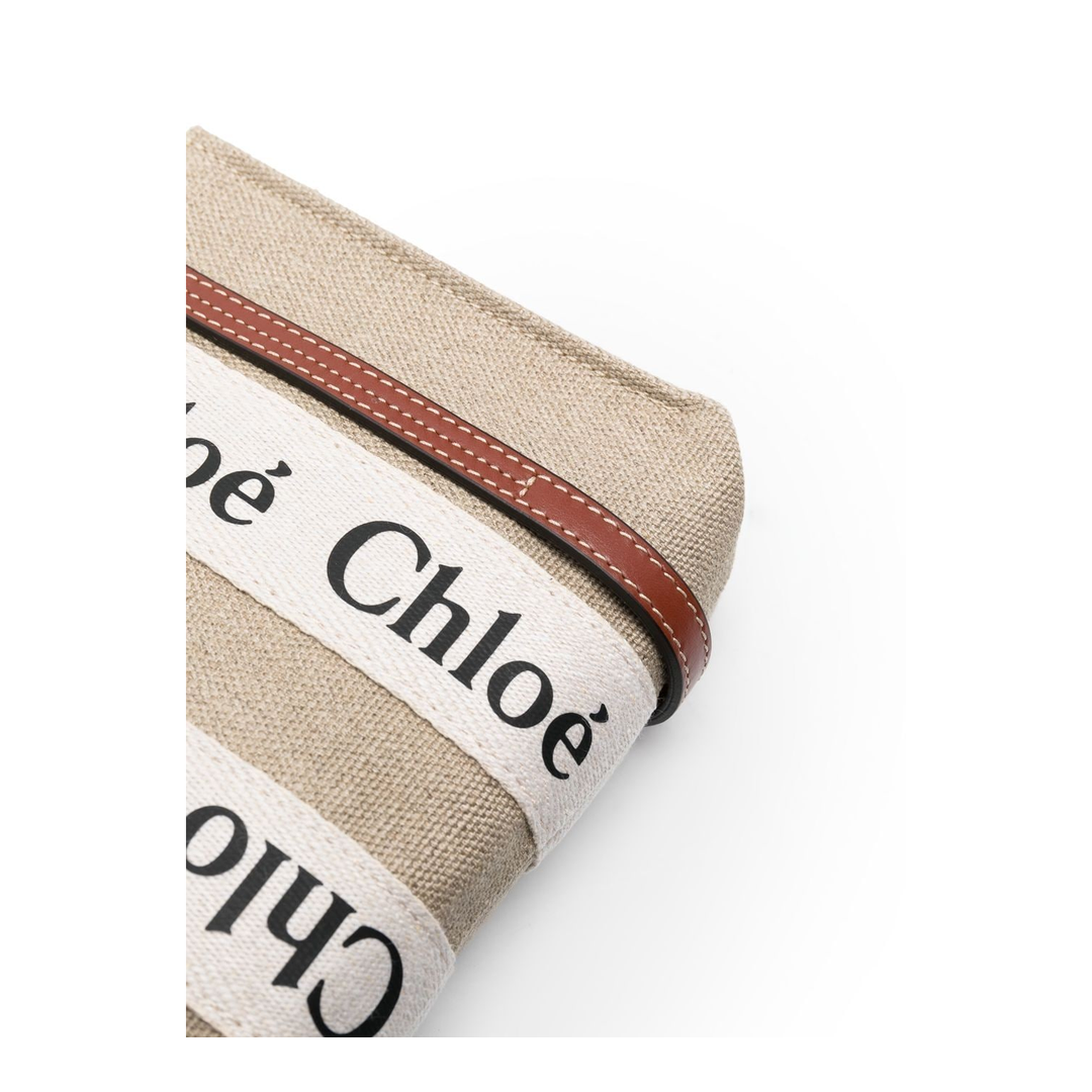 Mini Woody Tote Bag in Linen