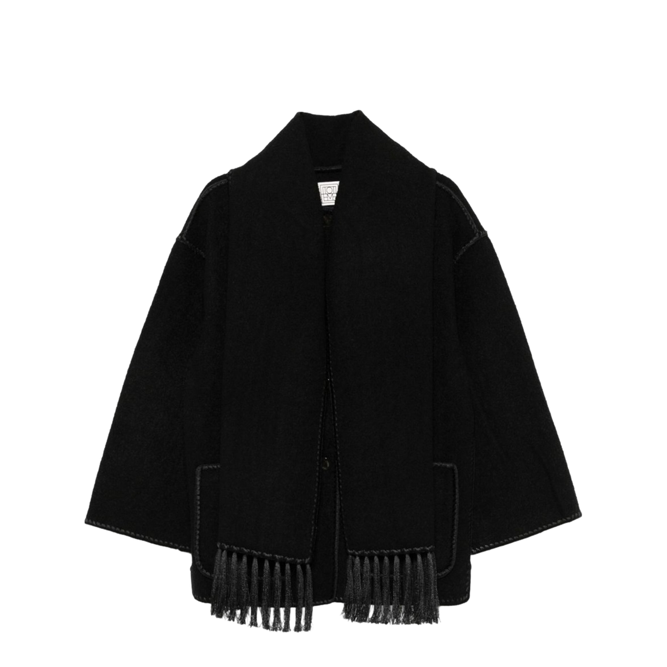 Black Wool Blend Jacket