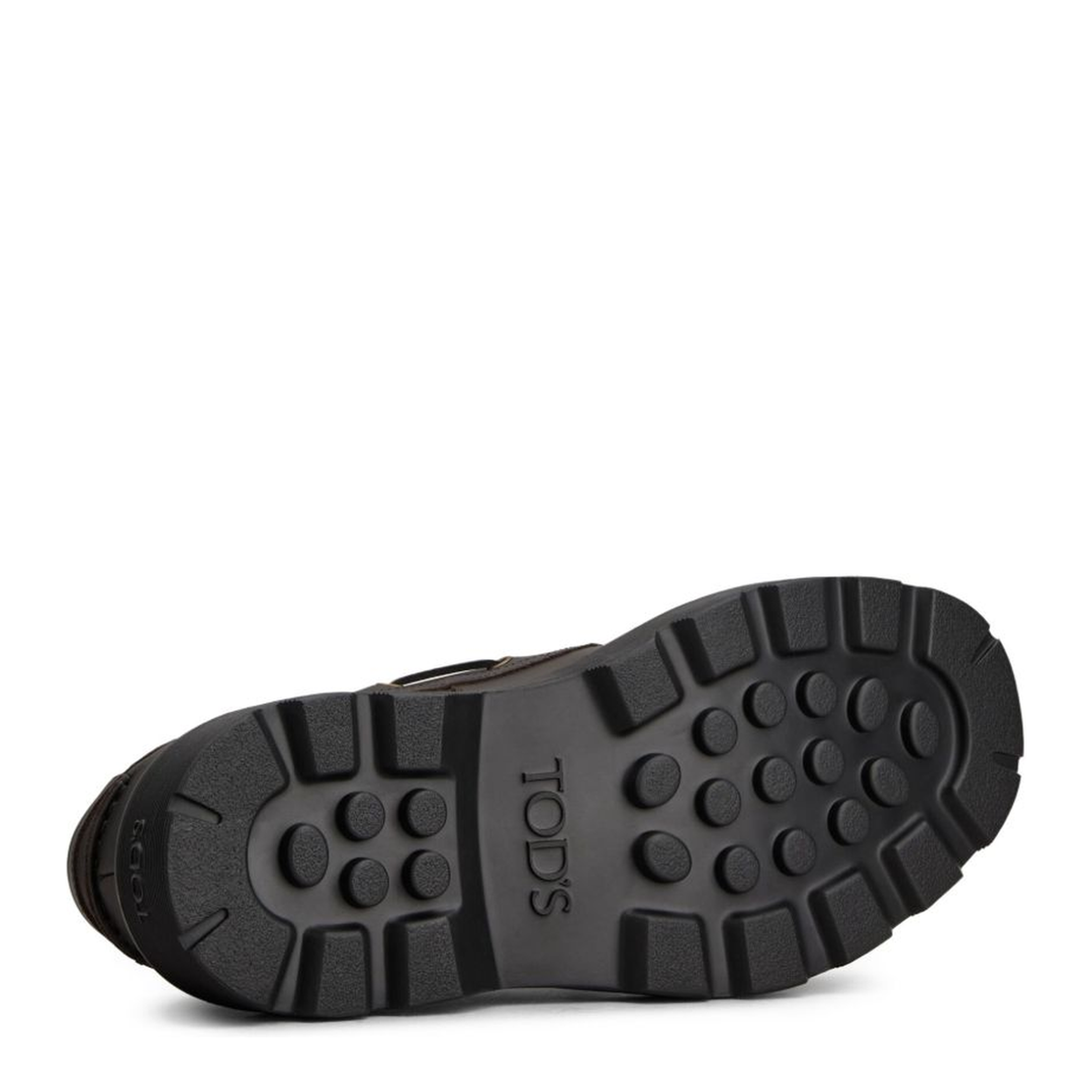 Coffee Brown Front Button Fastening Moc Stitching