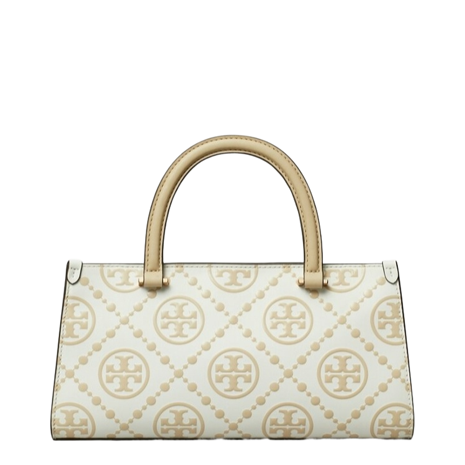 Contrast Embossed E/W Small Tote