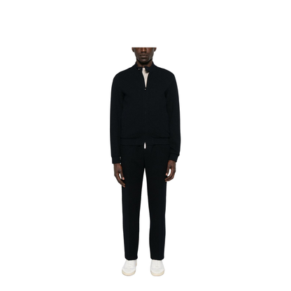 Icon Collection Regular Fit 3D Wool Blend Knit Jersey Blouson