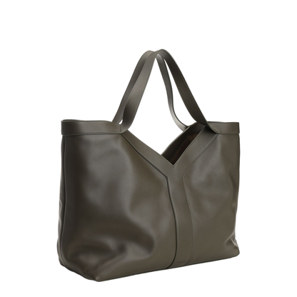Large Tote in Smooth Leather