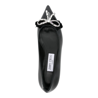 MAYFEYR - Jimmy Choo - Flat Shoes Black - AURIAFLATBSVBLACKCRYSTAL