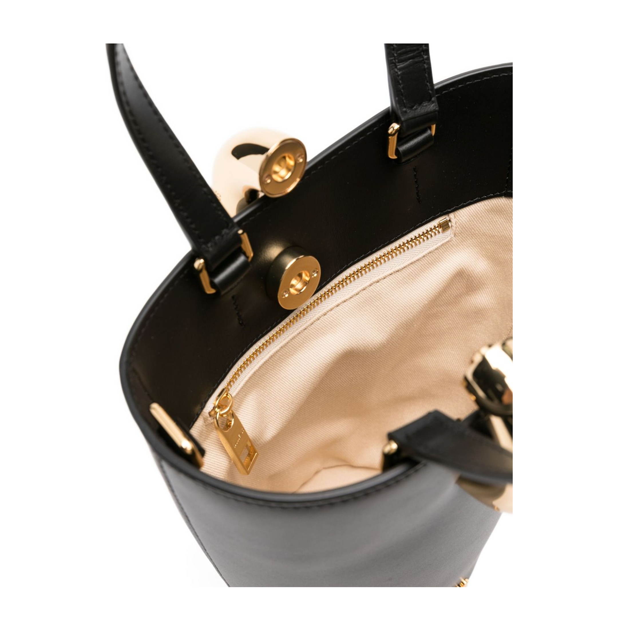Asymmetric Mini Bucket Bag