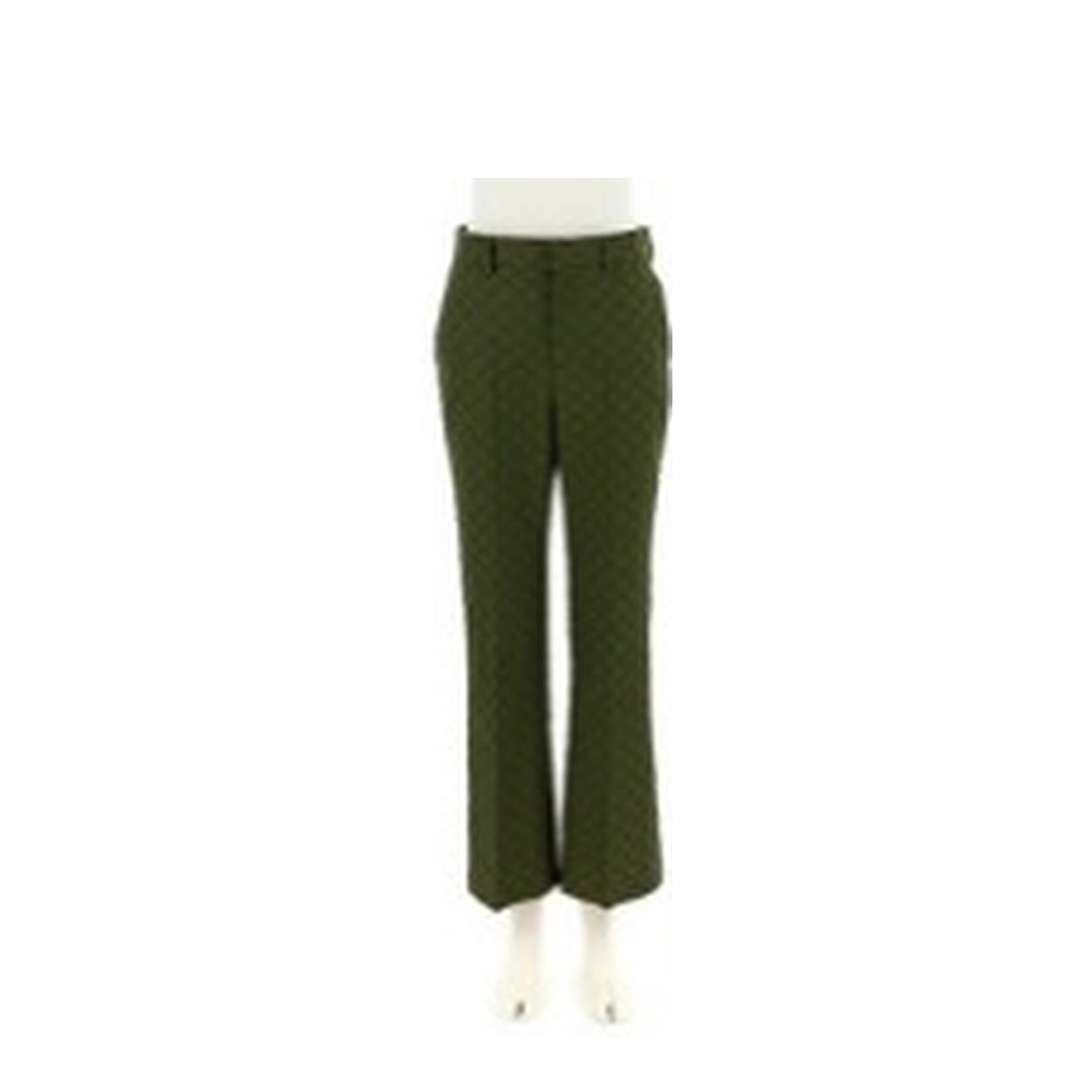 GG Canvas Pants in Forest Green