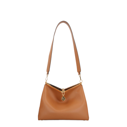 Large Shoulder Bag - Light Brown