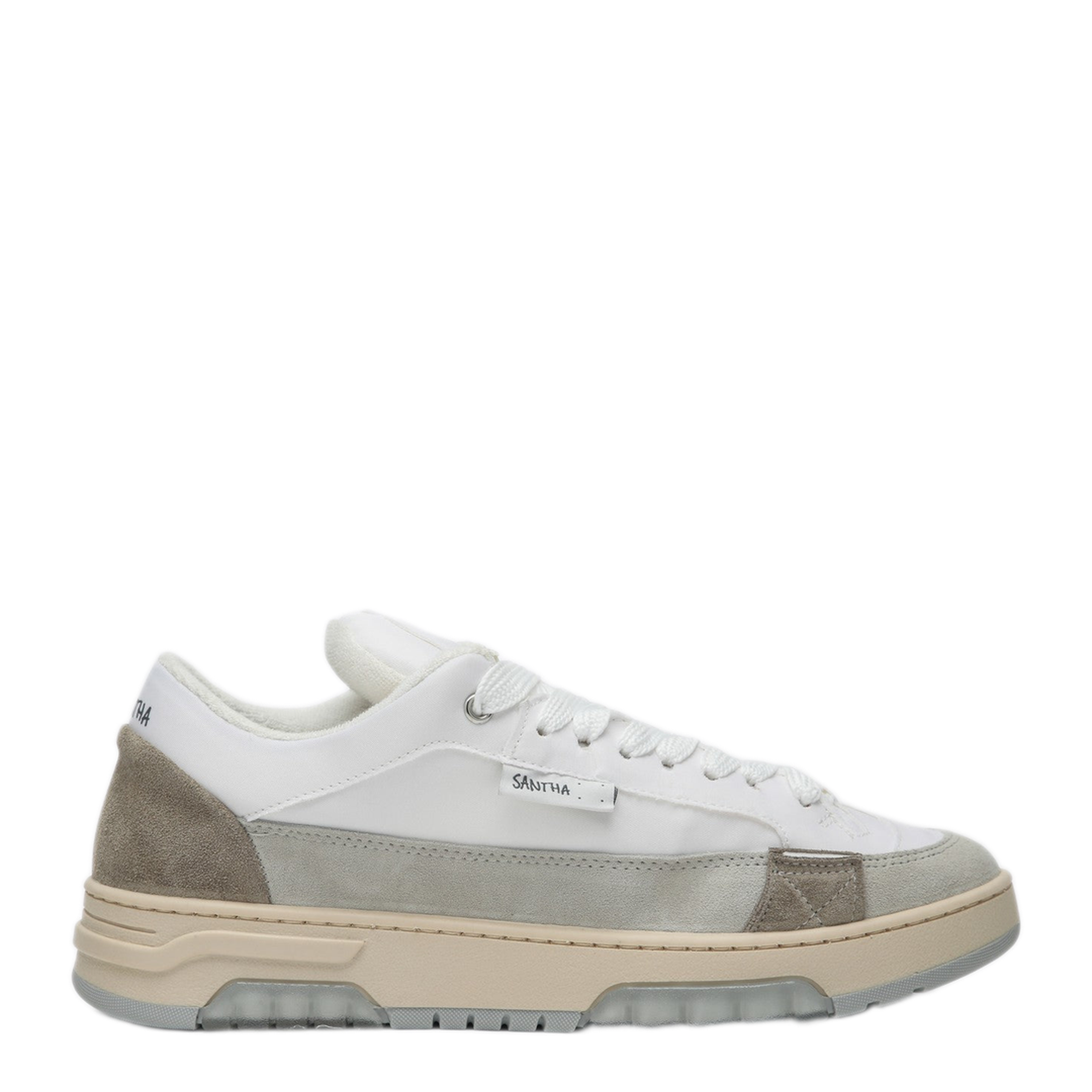 MAYFEYR - Santha - White Grey Colour Block Sneakers - YU03-SCNYWH