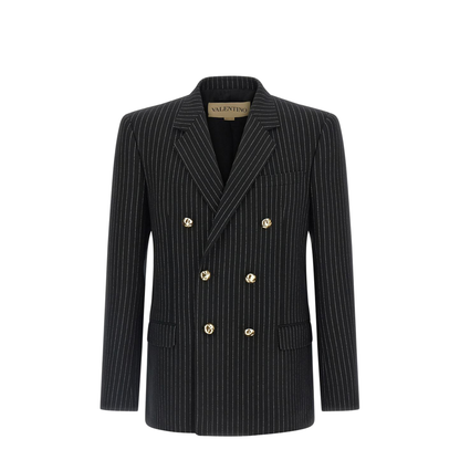 Stripes Blazer Black