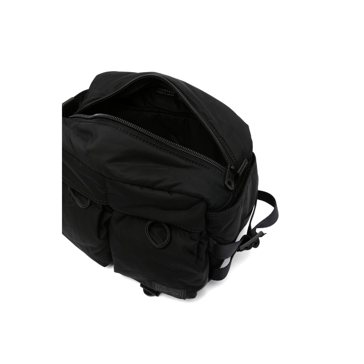 Senses Medium Nylon Messenger Bag - Black