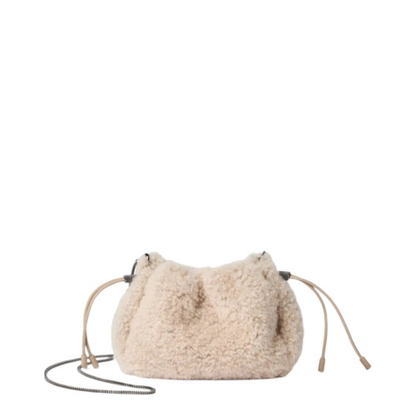 Mellow Mini Shearling Shoulder Bag