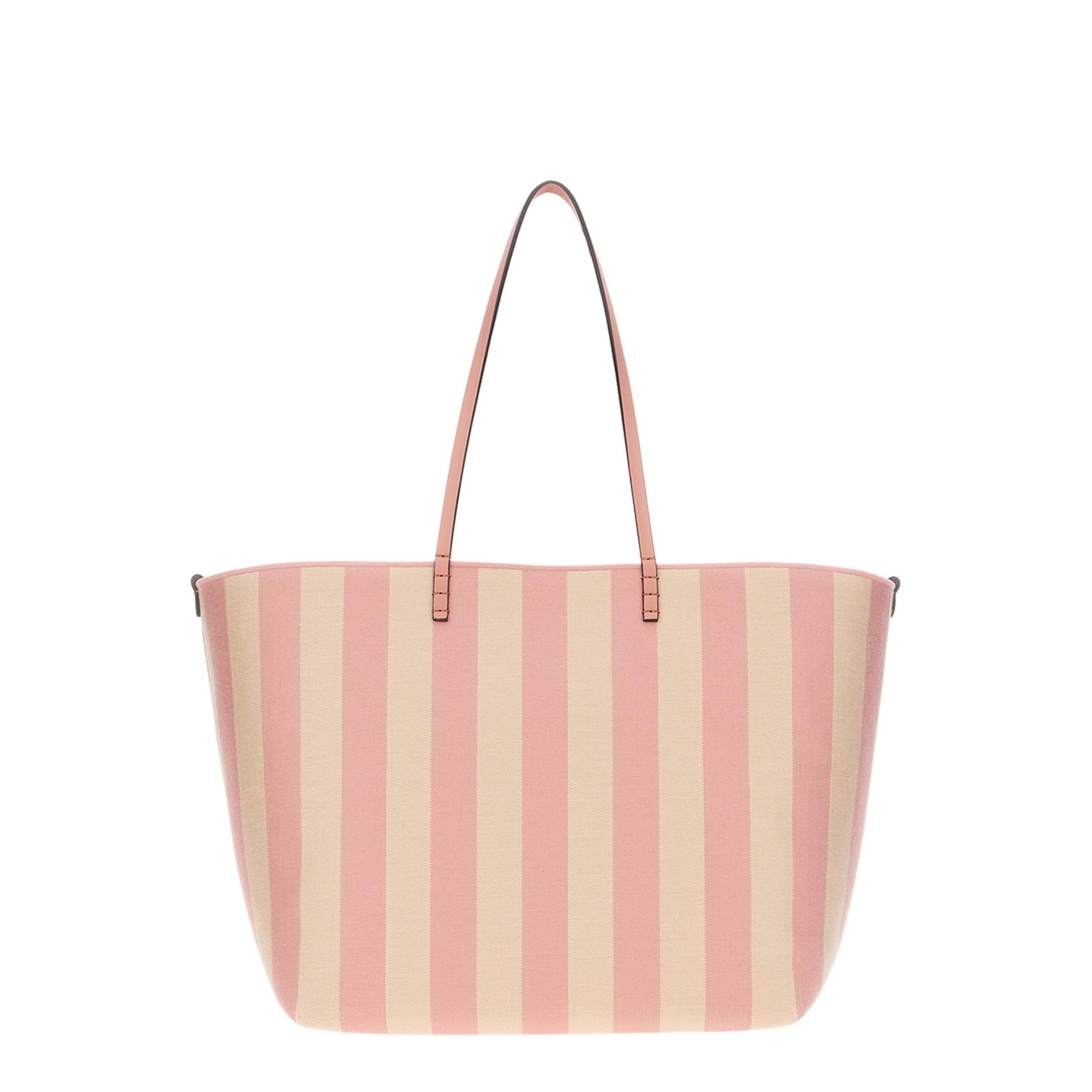 Roll Large Canvas Tote Bags - Pastel pink