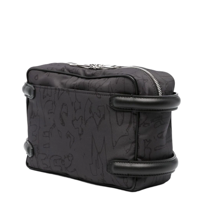 Black Nylon Harness Crossbody Bag