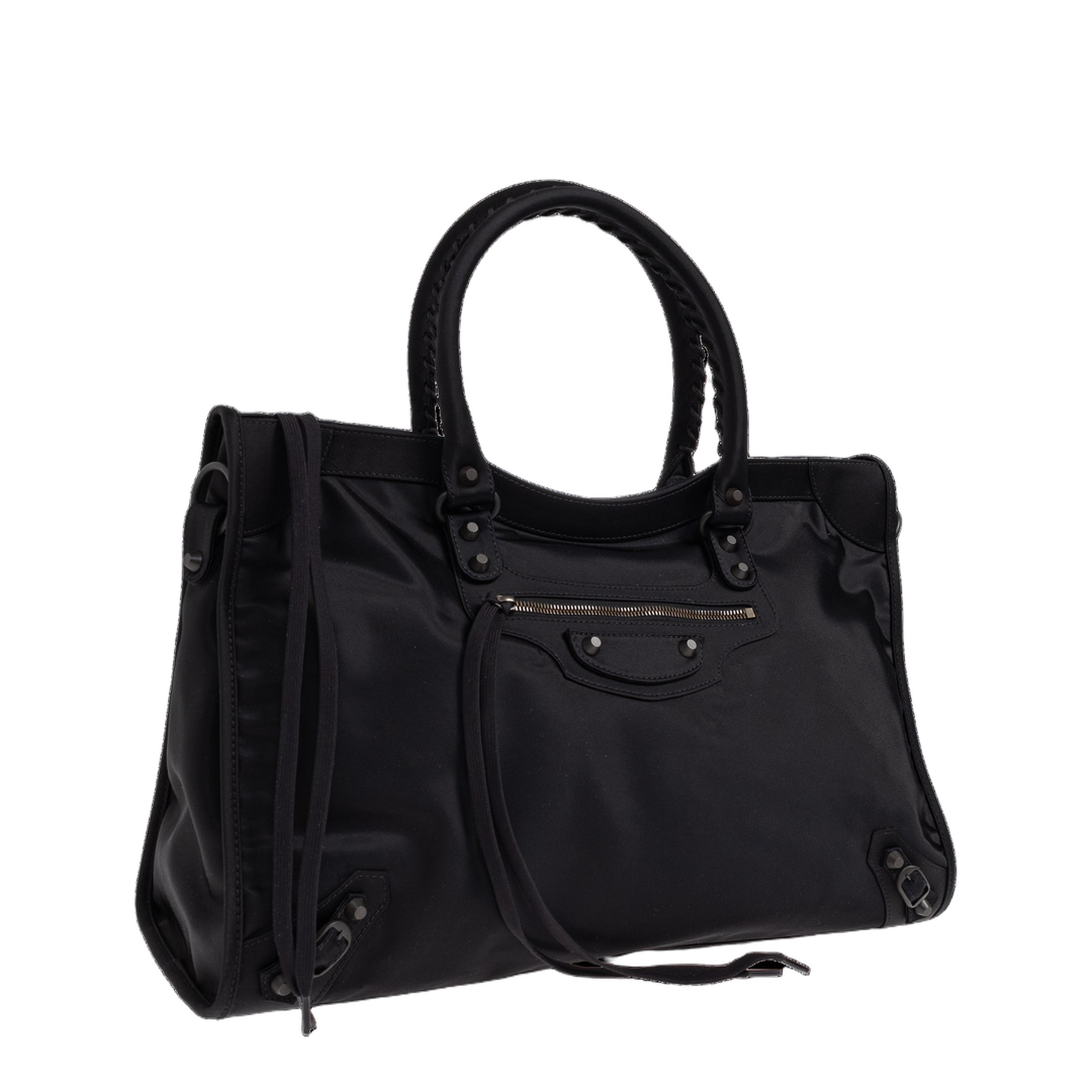 Le City Large Nylon Tote Bag - Black