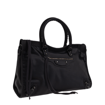 Le City Large Nylon Tote Bag - Black