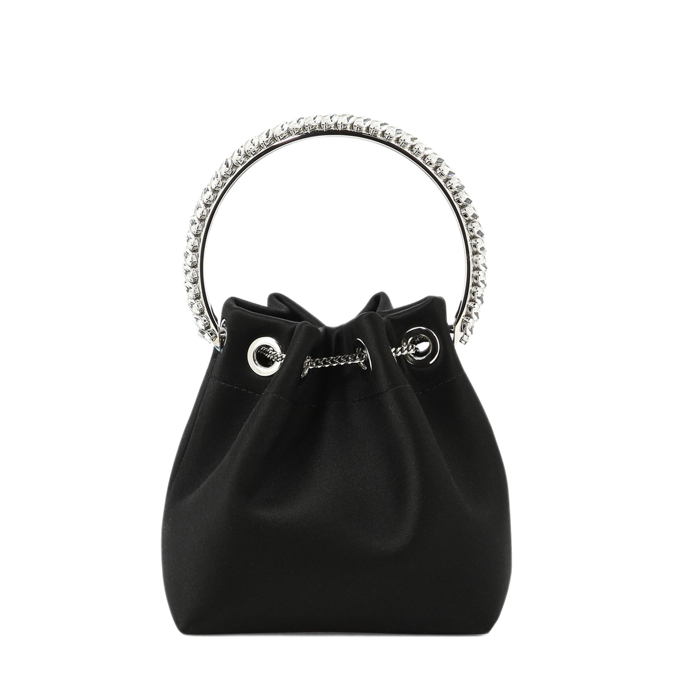 MAYFEYR - Jimmy Choo - Bon Bon Mini Handbag - BONBONVKMBLACKCRYSTAL