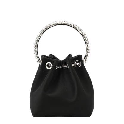 MAYFEYR - Jimmy Choo - Bon Bon Mini Handbag - BONBONVKMBLACKCRYSTAL