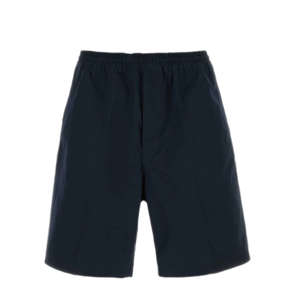MAYFEYR - Prada - Dark Blue Poplin Bermuda Shorts - SPH521SOOO12VBF0008