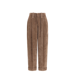 Elasticated Viscose And Cashmere Pants