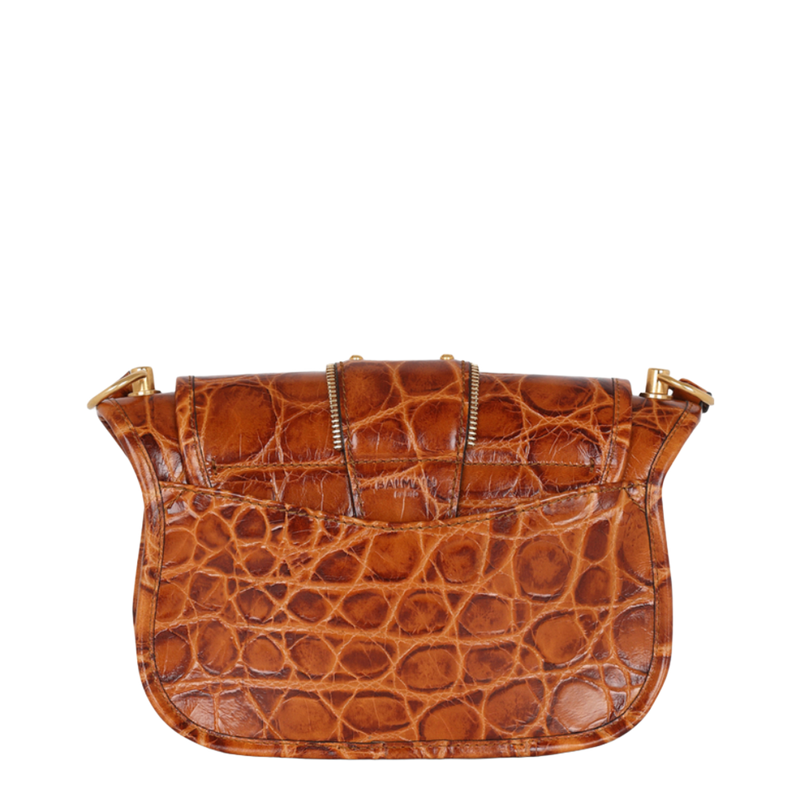 Blaze Bag in Crocodile-Print Leather